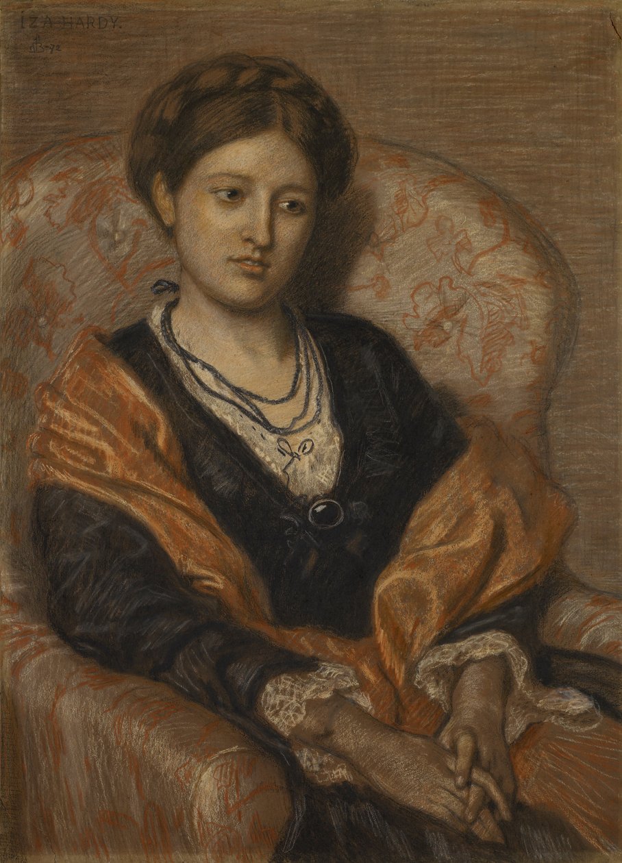 Porträt von Miss Iza Duffus Hardy von Ford Madox Brown
