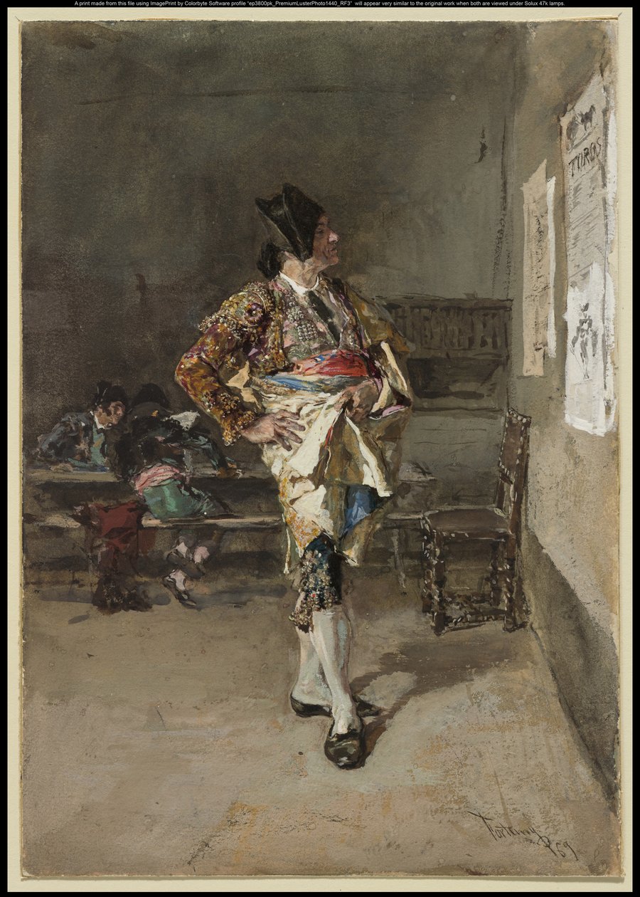Toreador, 1869 von Fortuny y Carbó