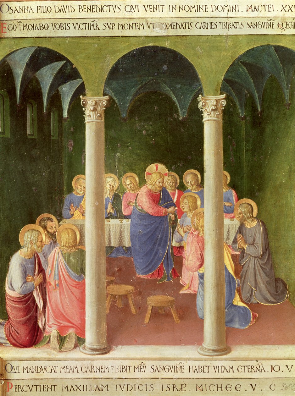 Kommunion der Apostel, 1451-53 von Fra Angelico