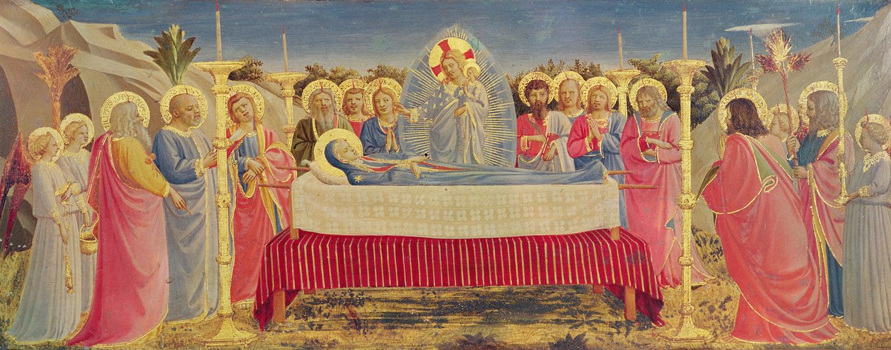 Der Tod der Jungfrau, ca. 1435 von Fra Angelico