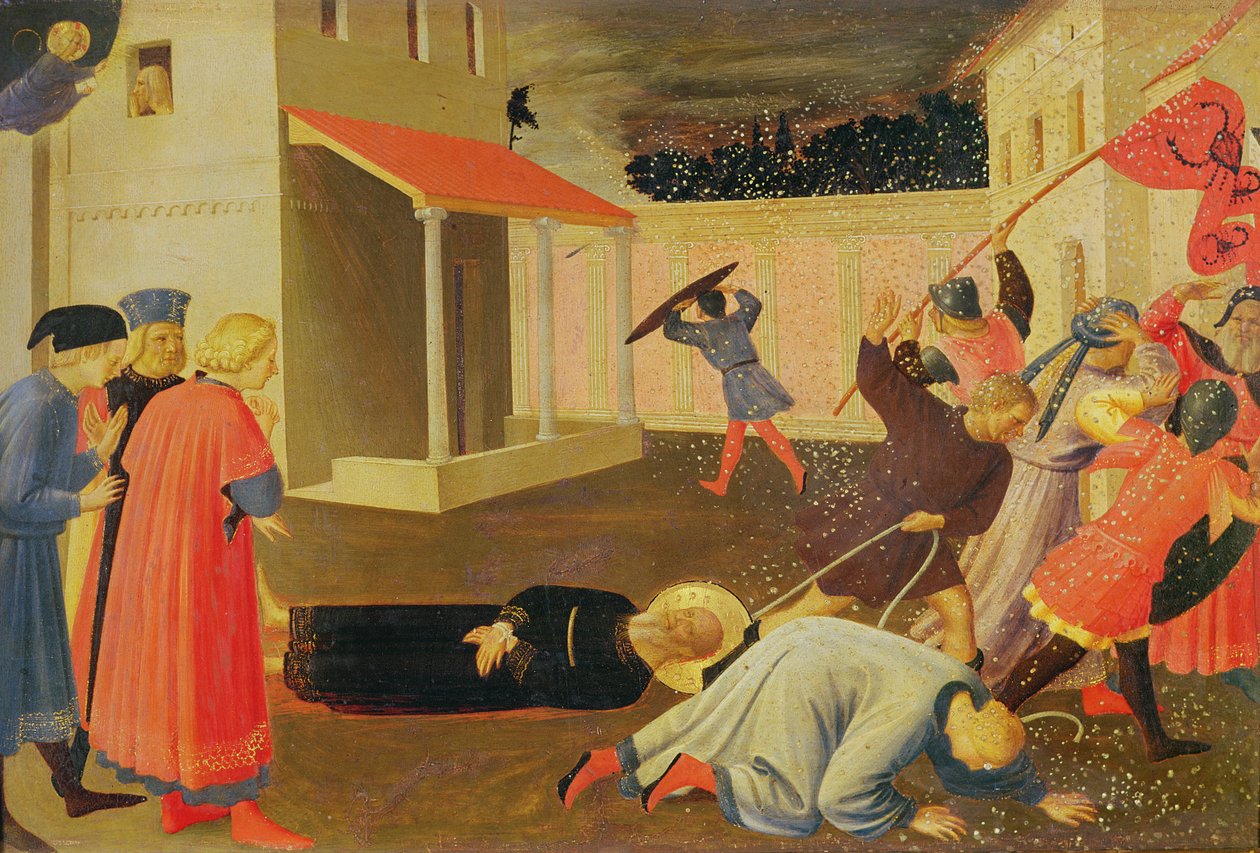 Das Martyrium des Heiligen Markus, Predella aus dem Linaiuoli-Triptychon, 1433 von Fra Angelico