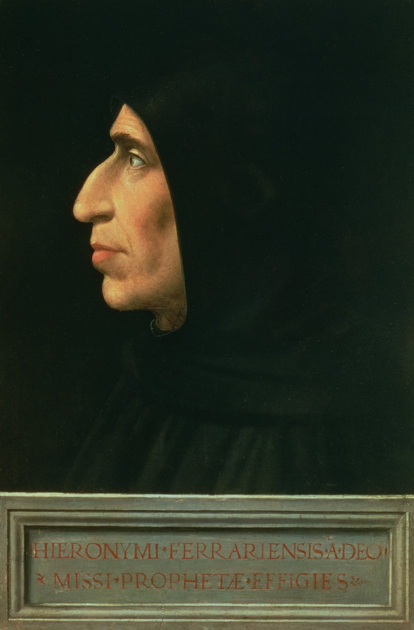 Porträt von Savonarola von Fra Bartolommeo