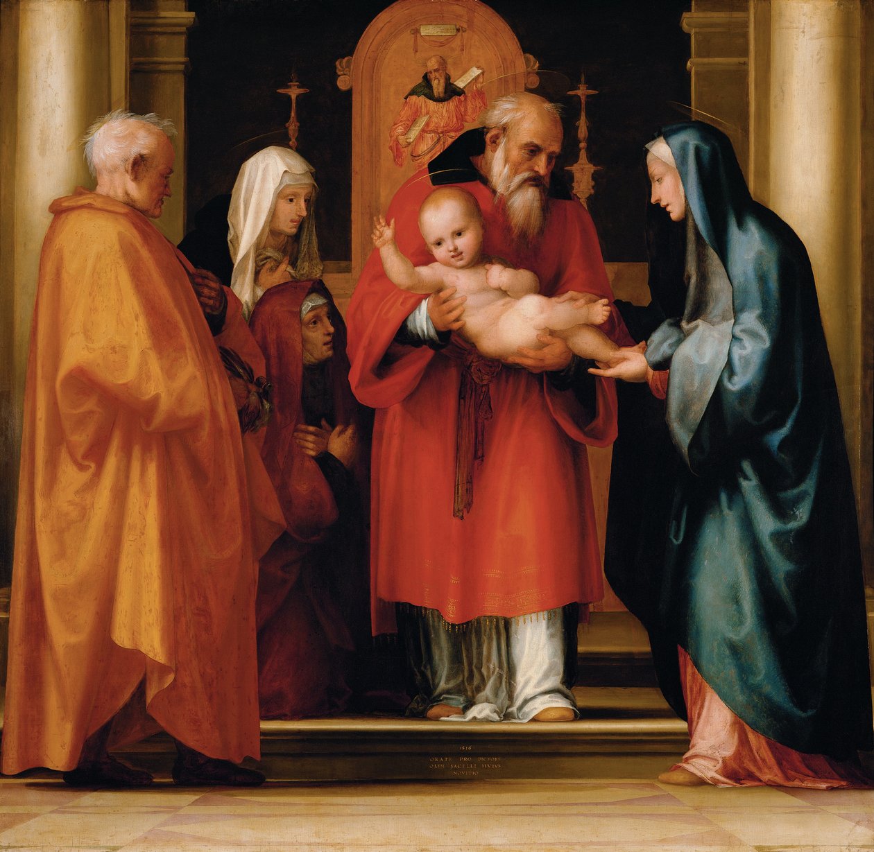 Die Szene Christi im Tempel von Fra Bartolomeo