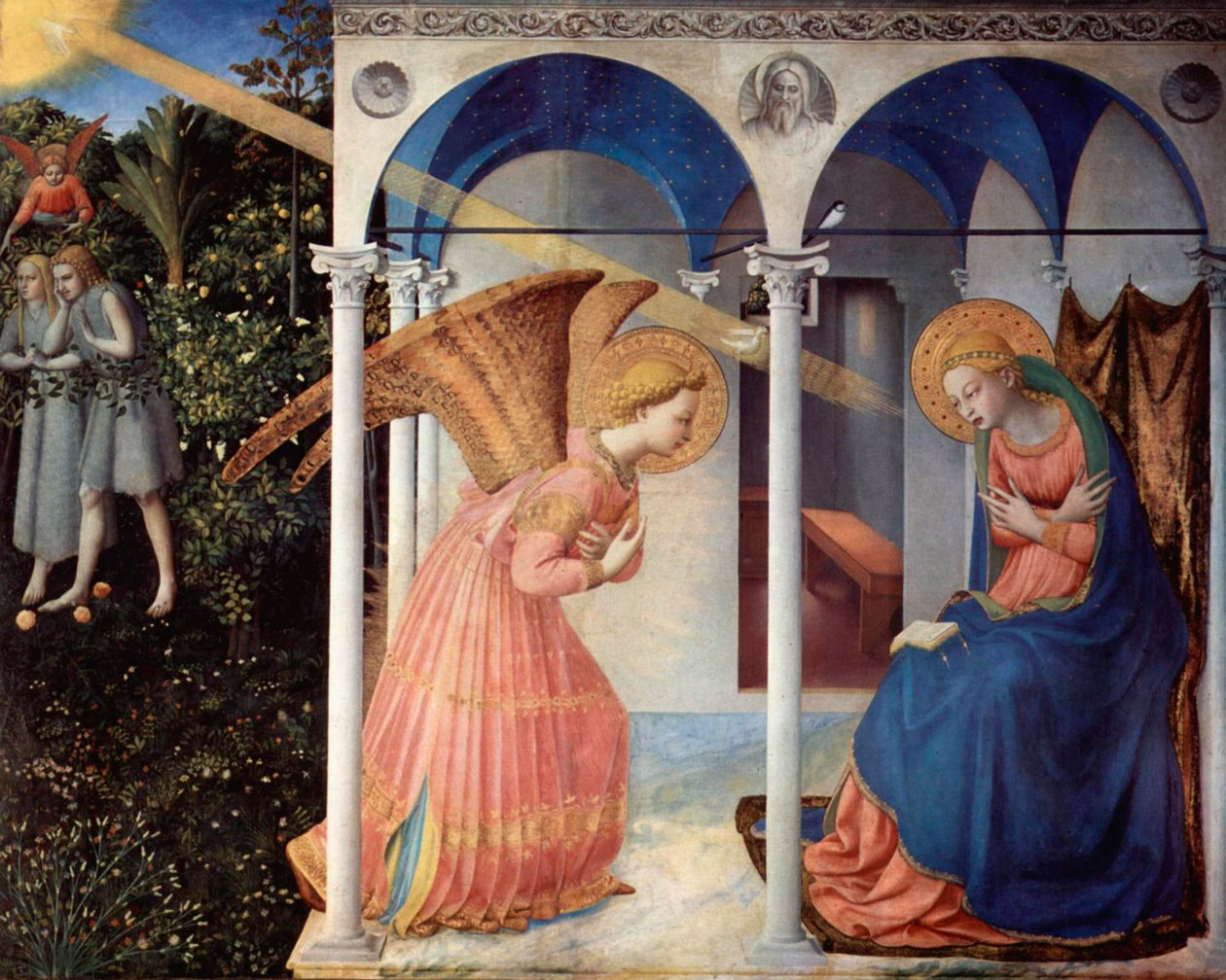 Die Verkündigung, 1430-1432 von Fra Giovanni Angelico da Fiesole