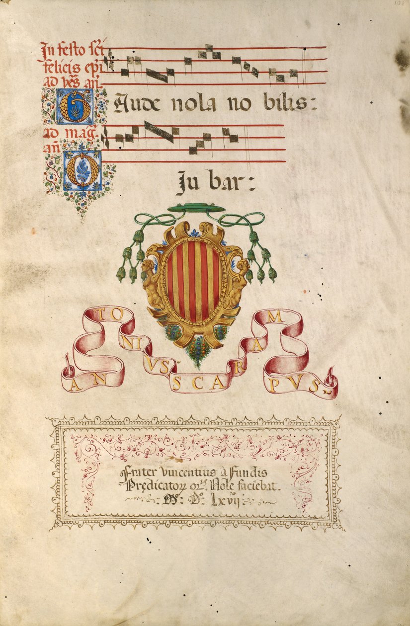 Wappen von Fra Vincentius a Fundis