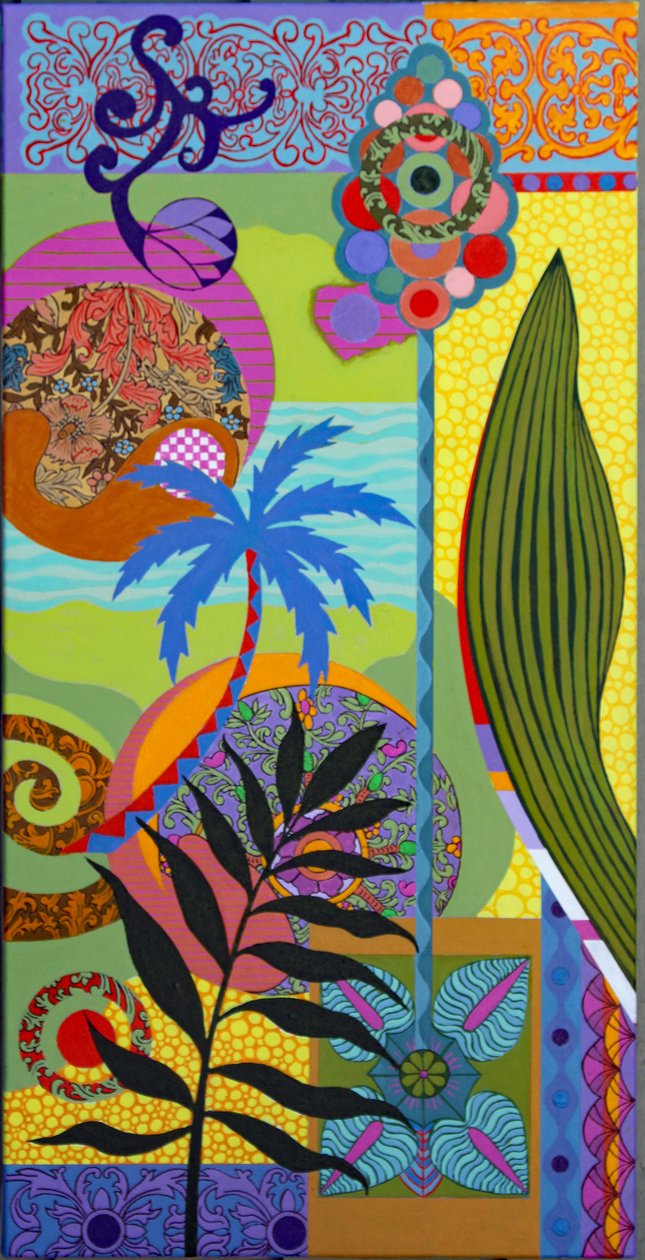 Blaue Palme von Frances Ferdinands