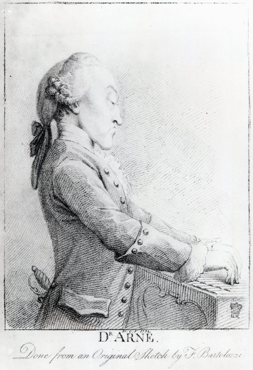 Thomas Augustine Arne von Francesco Bartolozzi