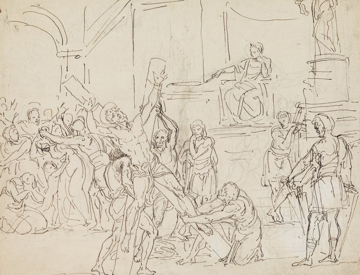 Martyrium des heiligen Andreas von Francesco Coghetti