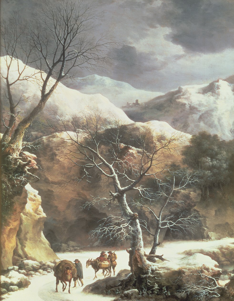 Winterlandschaft (Paar von 81020) von Pier Francesco Foschi