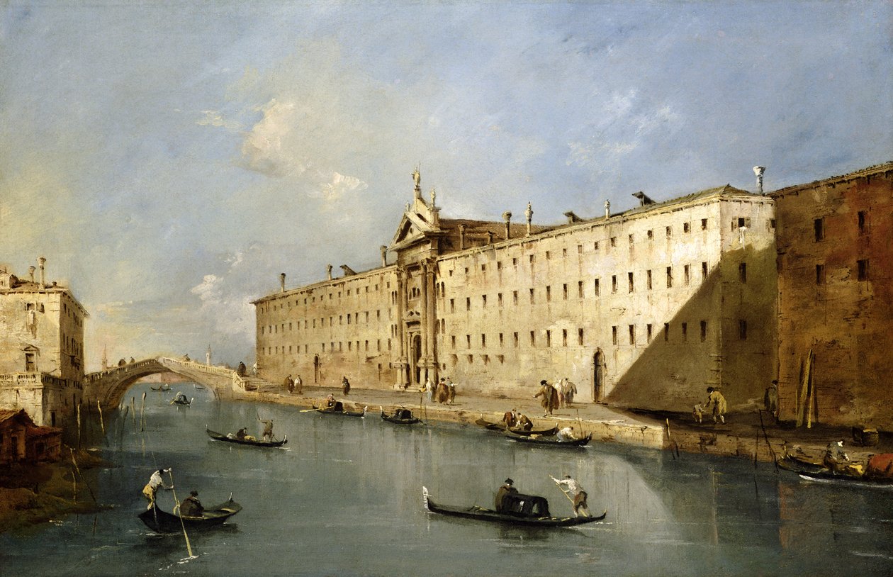 Rio dei Mendicanti von Francesco Guardi