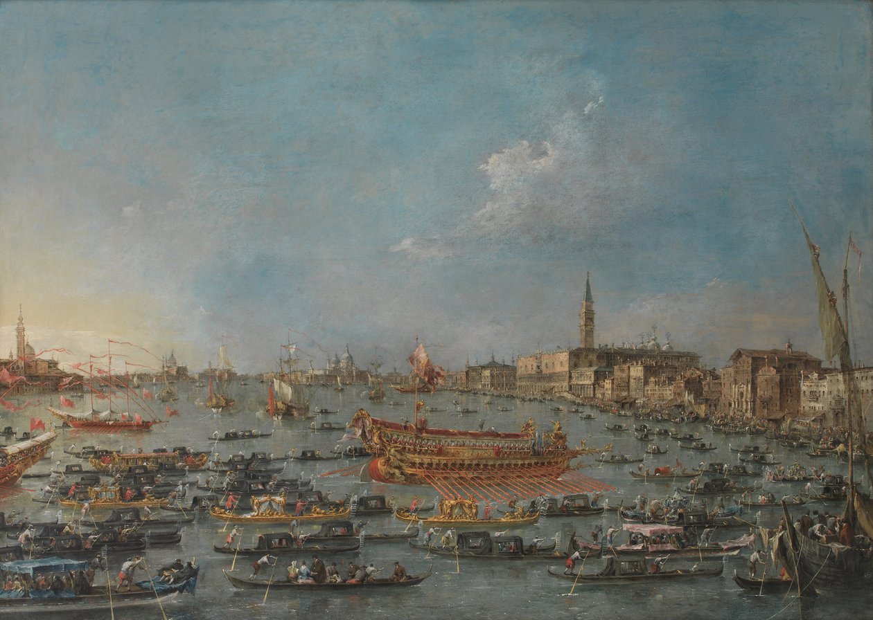 Das Bucintoro-Fest von Venedig von Francesco Guardi