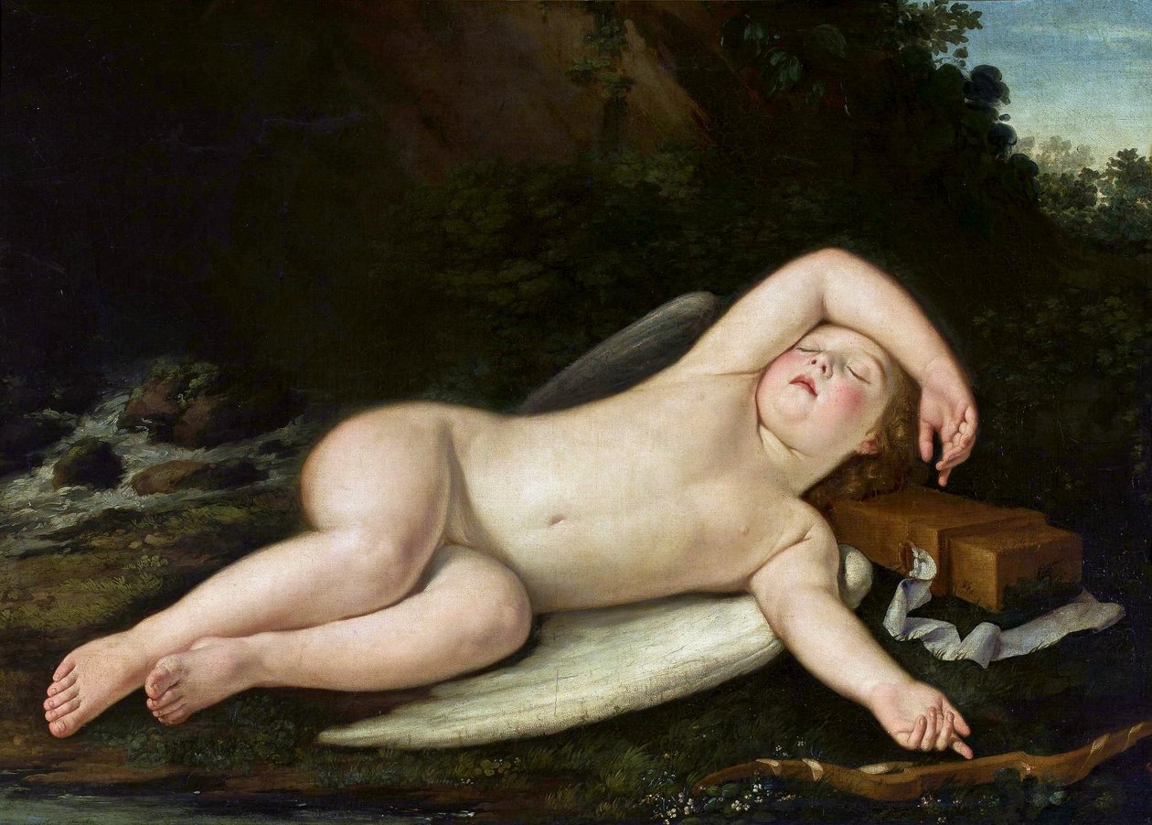 Schlafender Eros von Francesco Albani