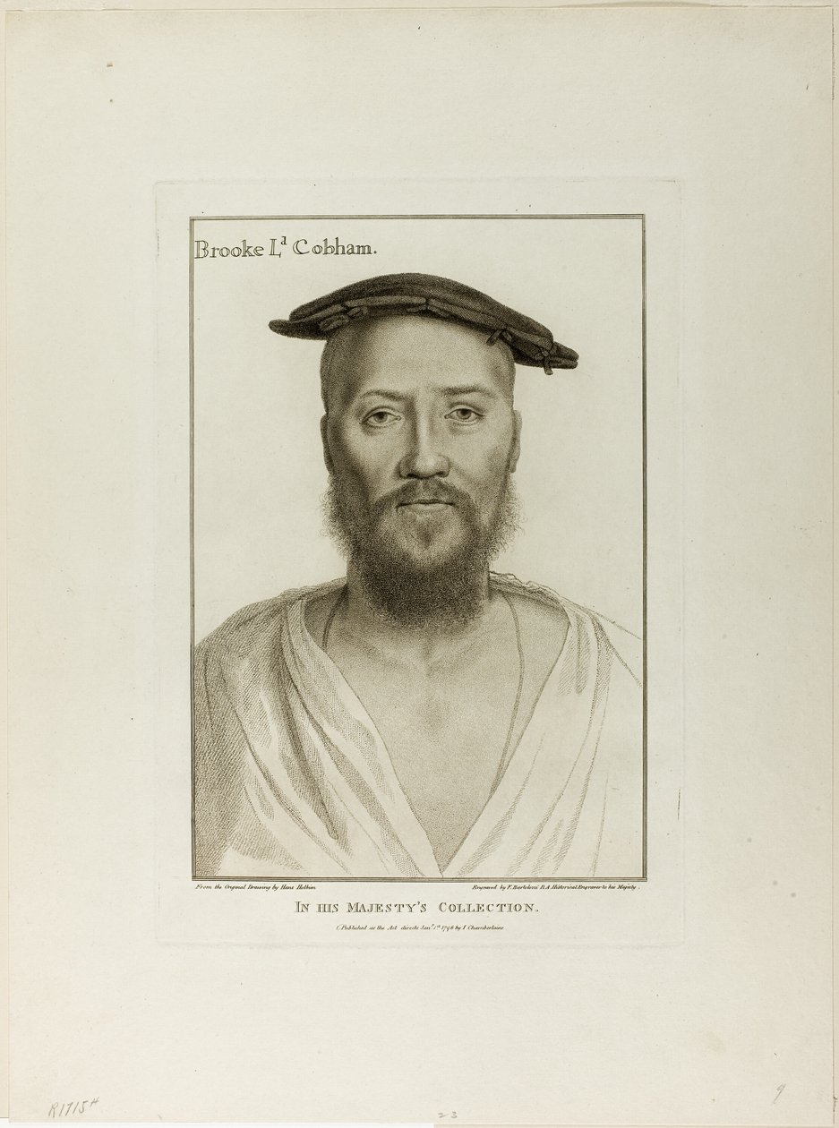 Brooke Lord Cobham von Francesco Bartolozzi