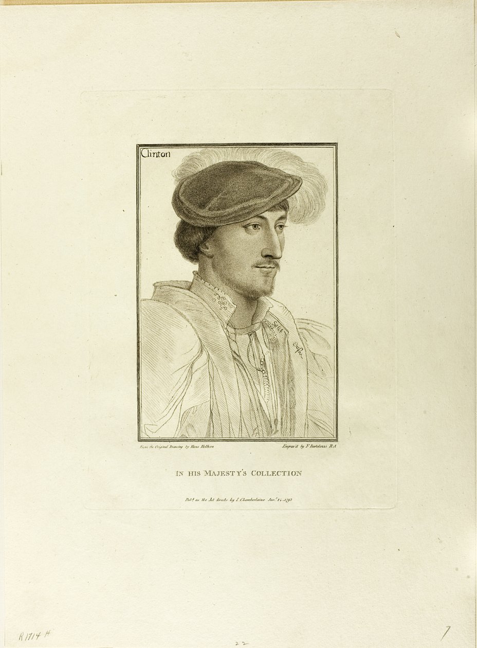Lord Clinton von Francesco Bartolozzi