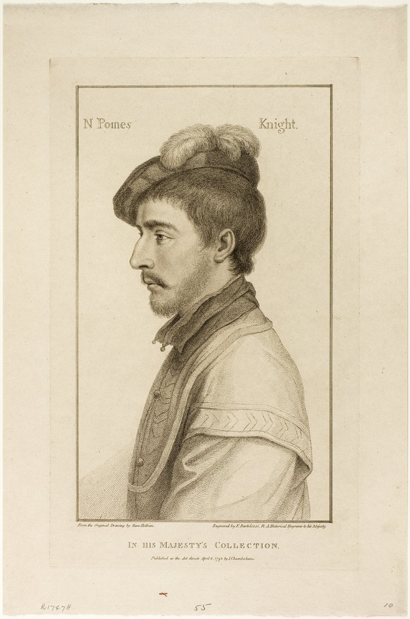 Sir Nicholas Poines von Francesco Bartolozzi