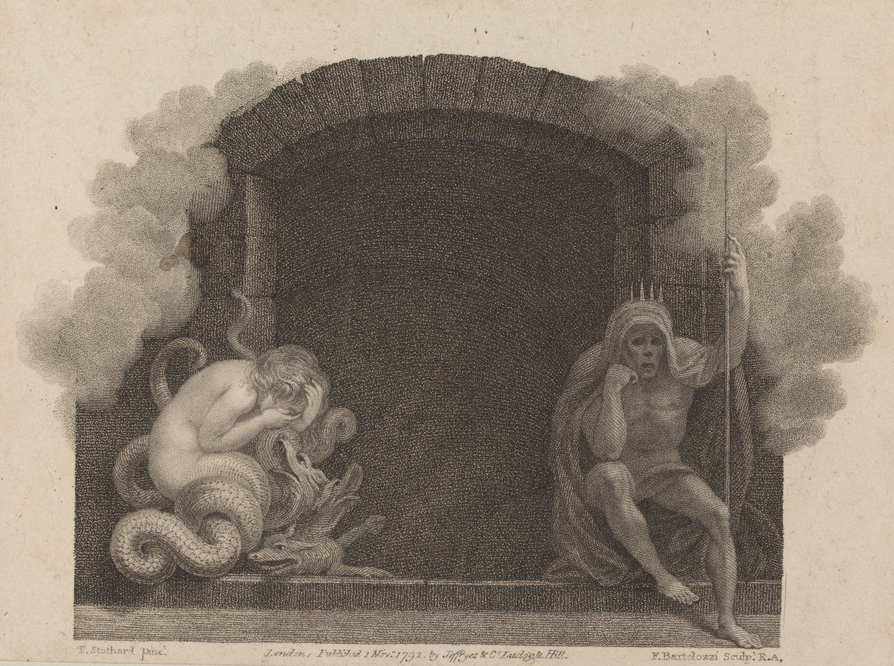 Das Grab des Todes von Francesco Bartolozzi