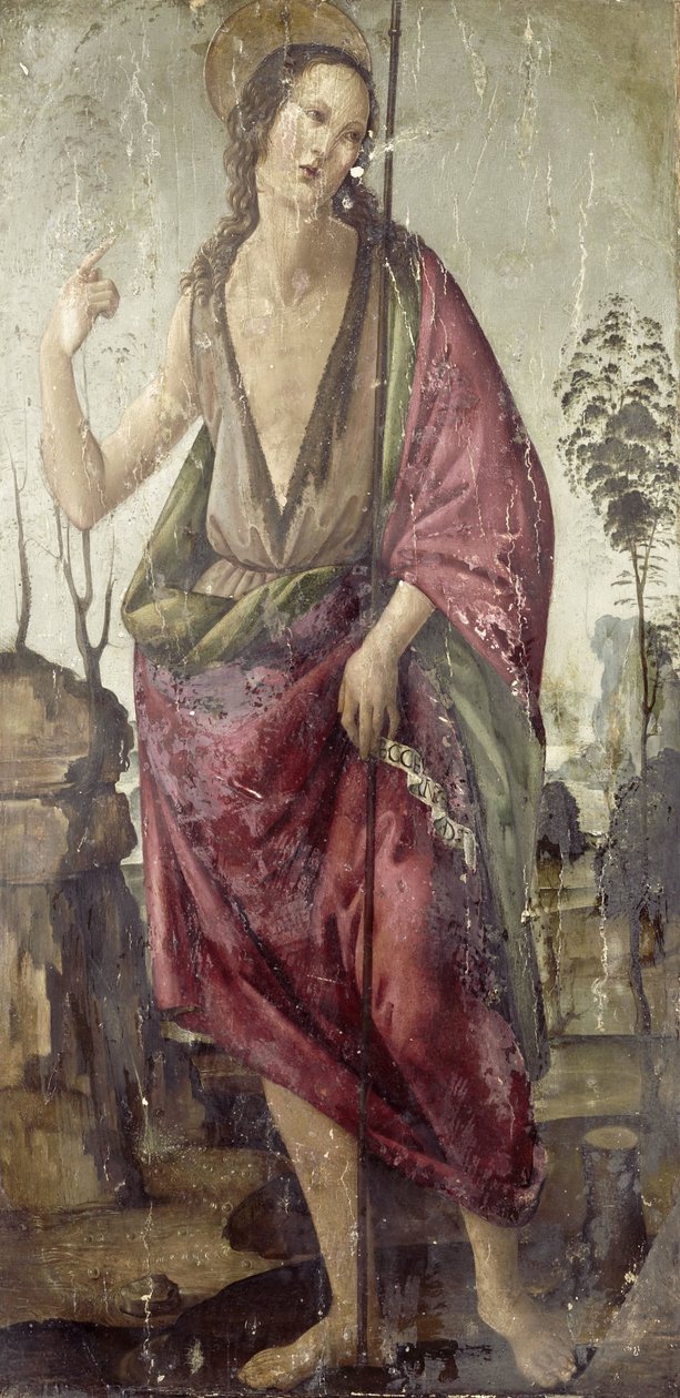 Johannes der Täufer von Francesco Botticini (attributed to)