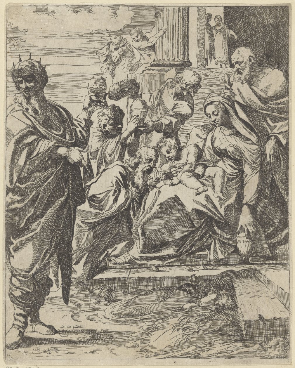 Anbetung durch die Könige von Francesco Brizio (attributed to)