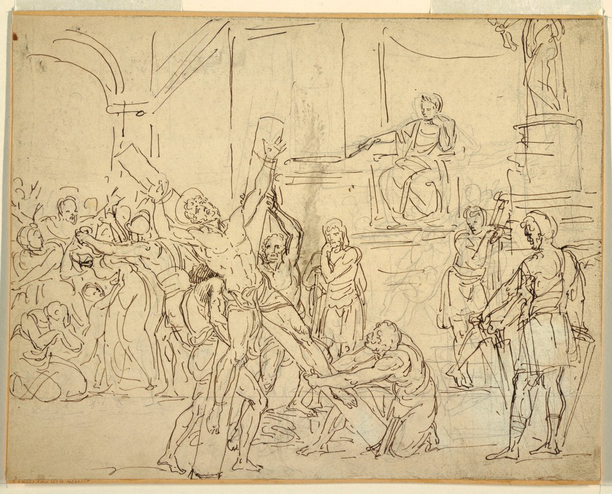 Martyrium des heiligen Andreas von Francesco Coghetti