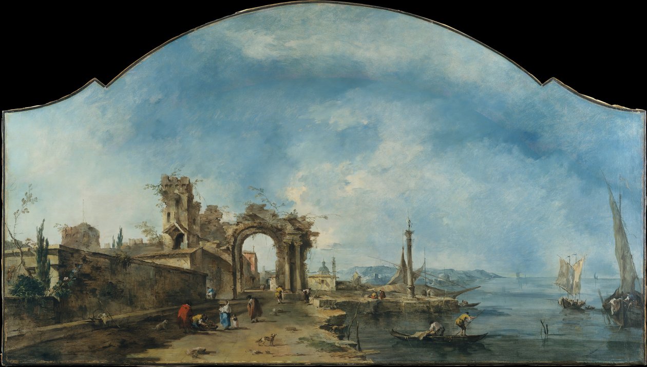 Fantastische Landschaft von Francesco Guardi