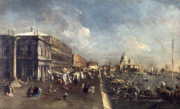Der Molo, Venedig von Francesco Guardi