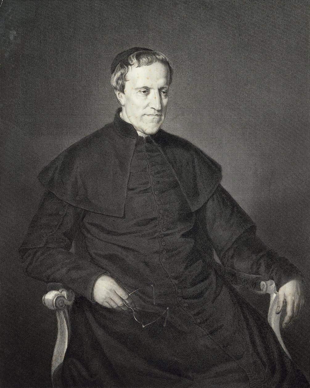 Porträt von Antonio Rosmini von Francesco Hayez