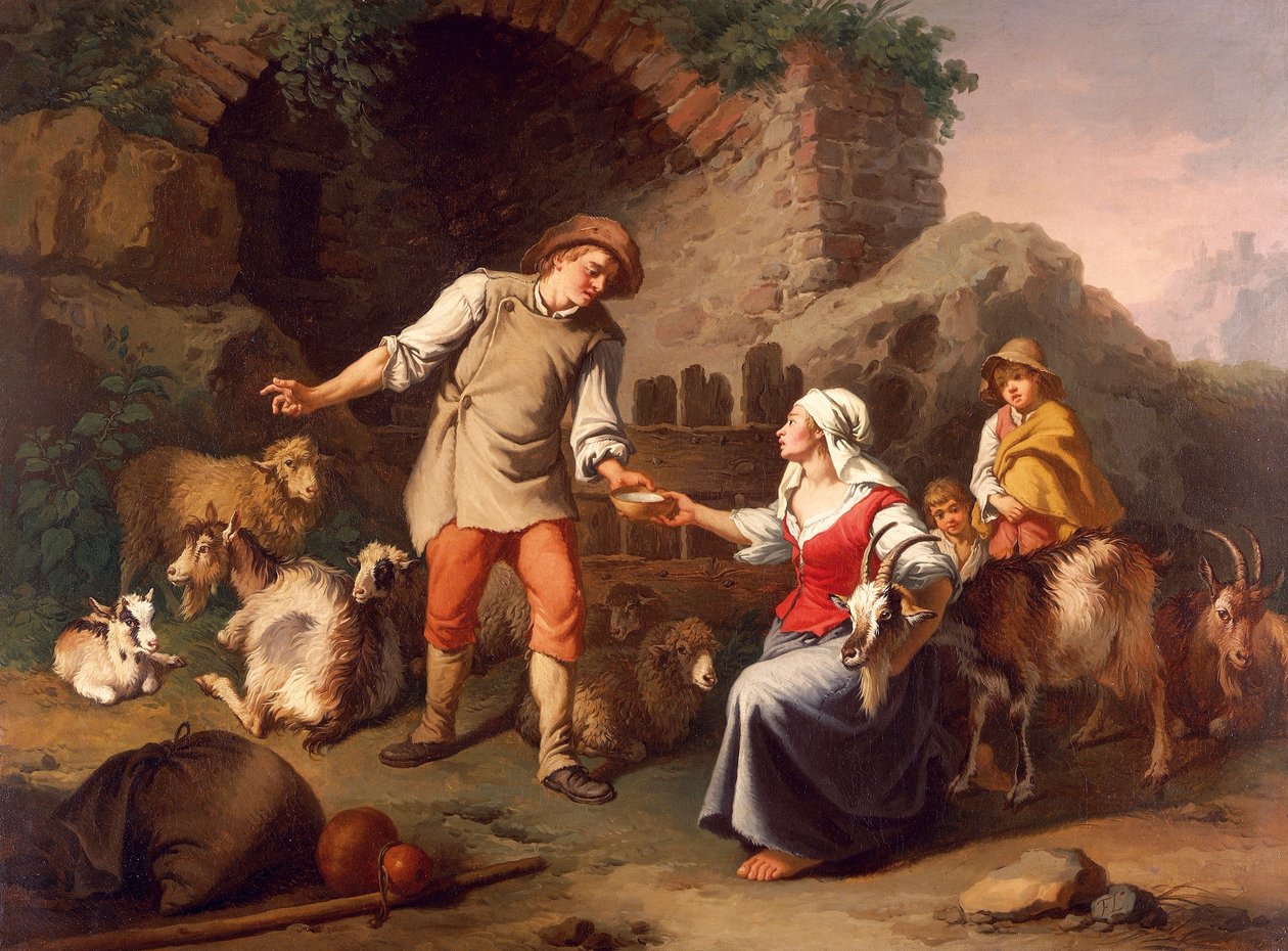 Landschaftsszene von Francesco Londonio