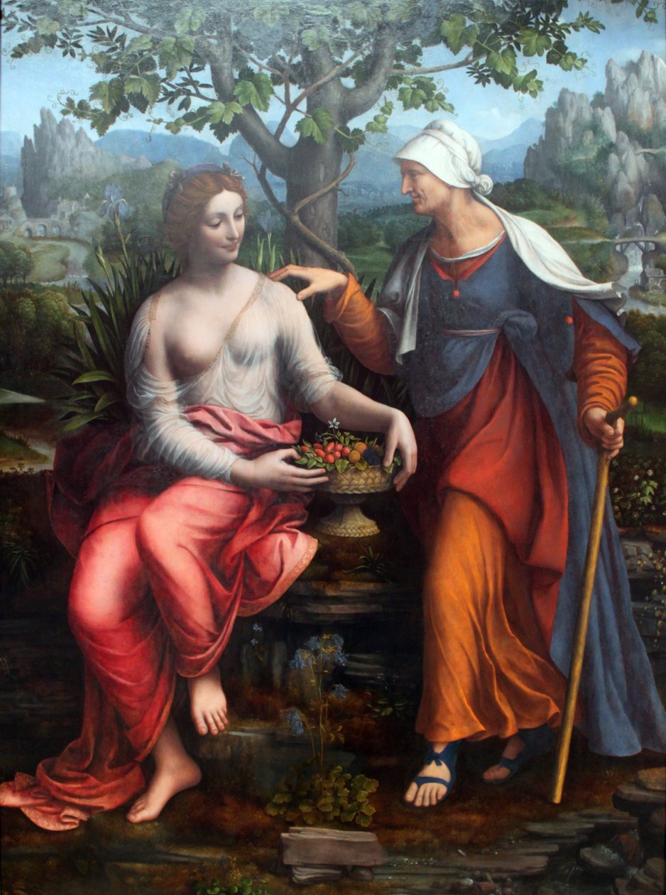 Vertumnus und Pomona von Francesco Melzi