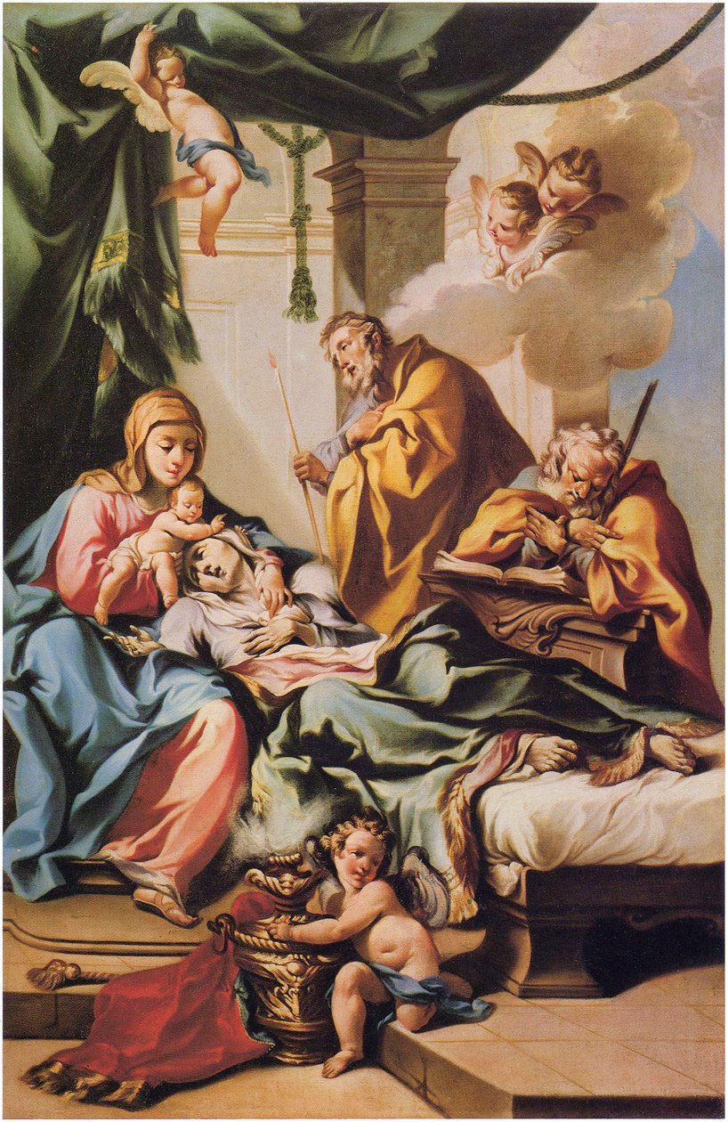Tod der Heiligen Anna von Francesco Monti