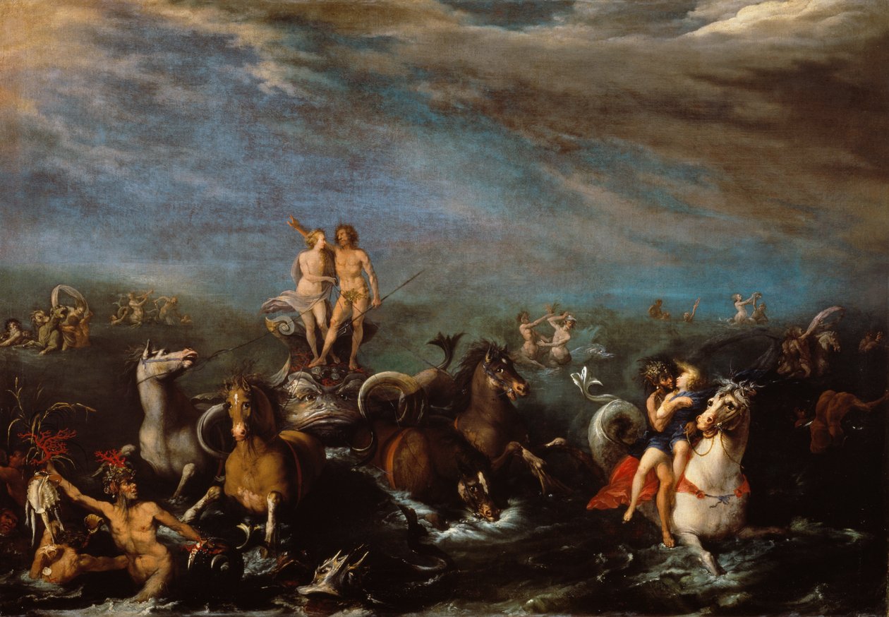 Triumph des Neptun von Francesco Napoletano