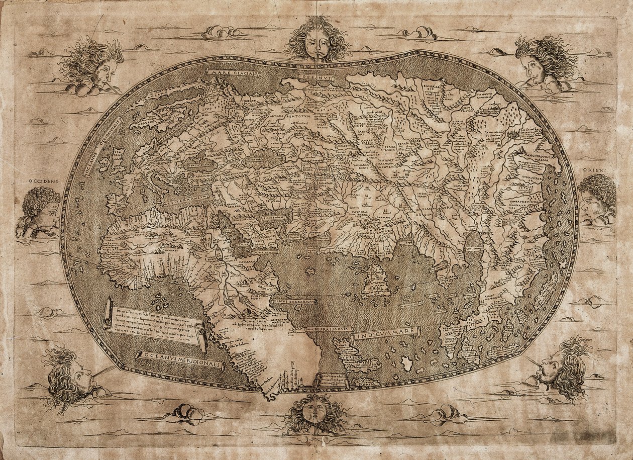 Planisphäre (Landau Finaly) von Francesco Rosselli