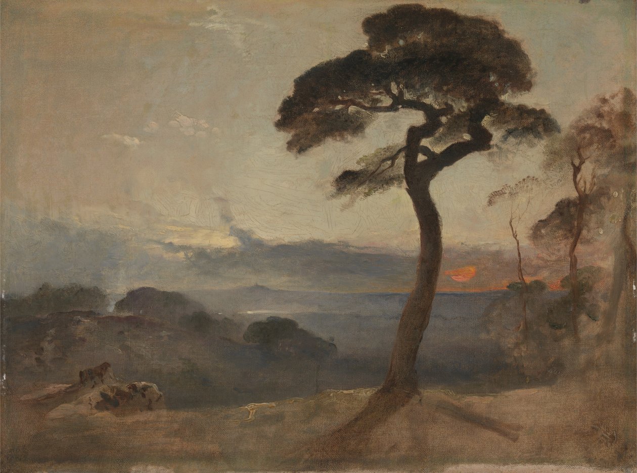 Hampstead Heath, Sonnenuntergang von Francis Danby