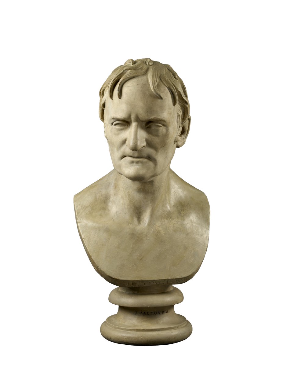 Büste von John Dalton DCL, 1834 (Gips) von Francis Legatt Chantrey
