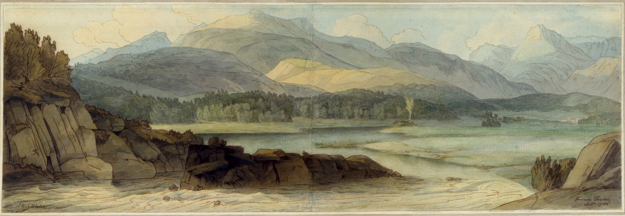 Elterwater, 12. August 1786 von Francis Towne