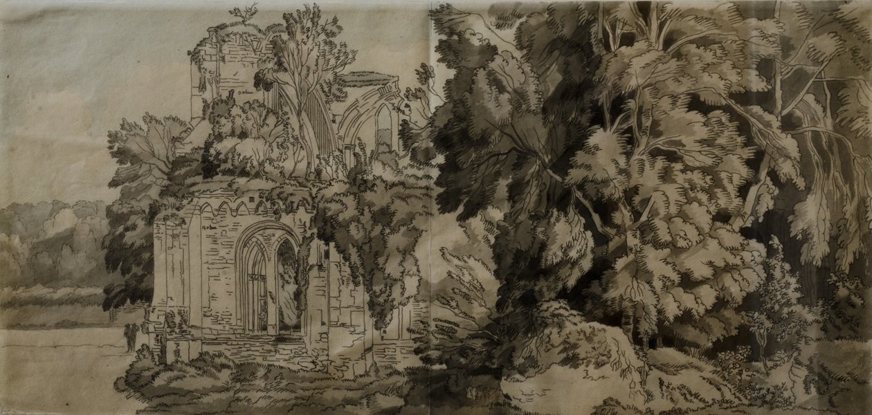 Netley Abbey von Francis Towne
