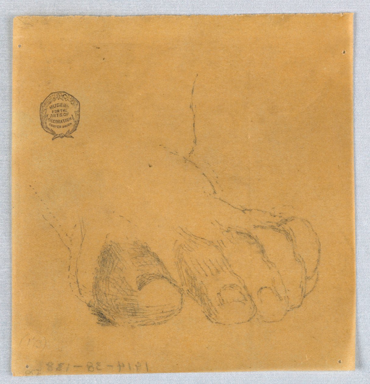 Skizze von Zehen von Francis Augustus Lathrop