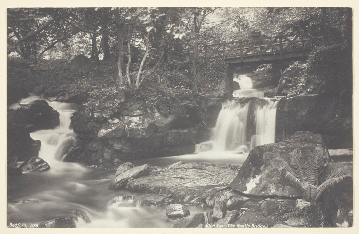 Glen Lyn, die rustikale Brücke von Francis Bedford