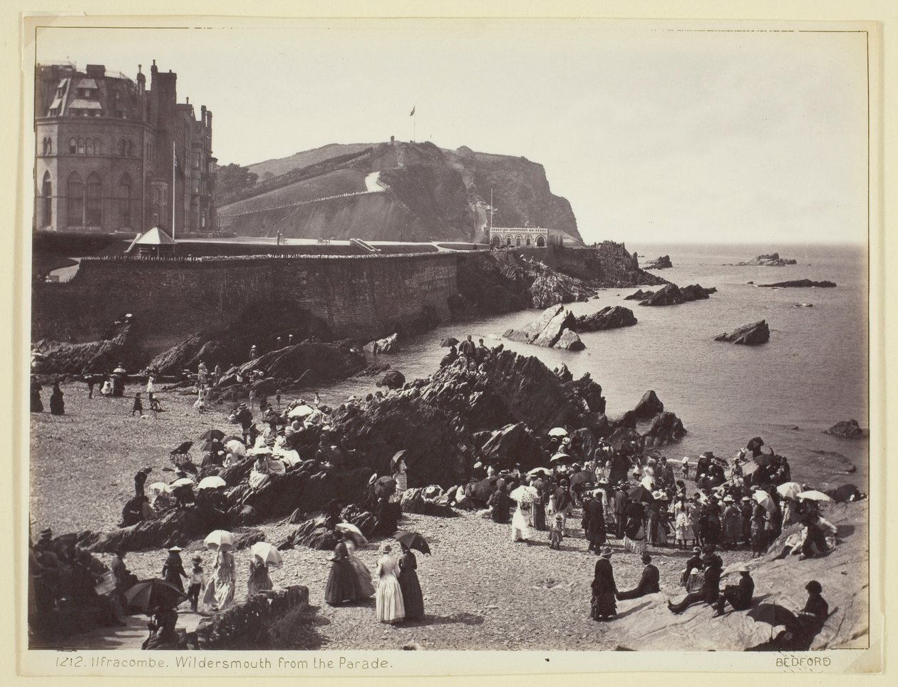 Ilfracombe, Wildersmouth von der Parade von Francis Bedford