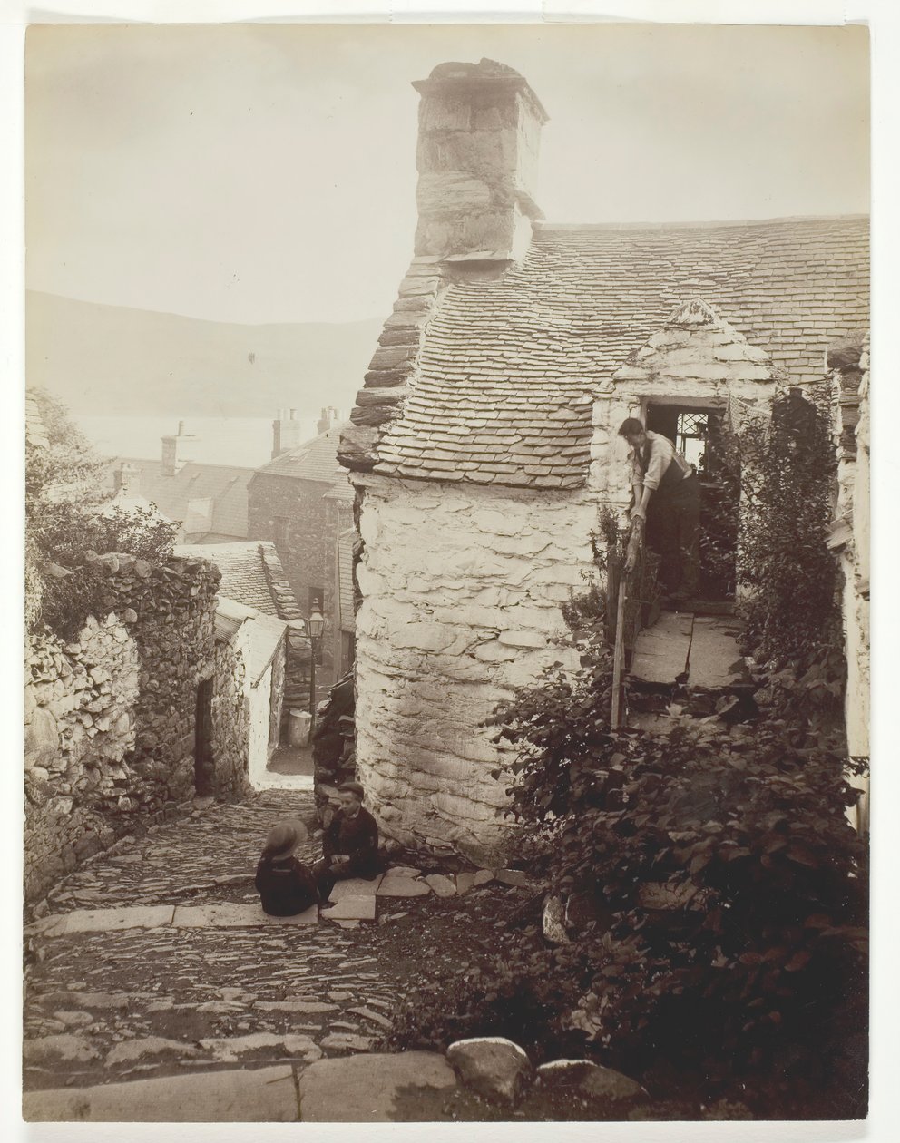 Altes Barmouth, 1860 von Francis Bedford