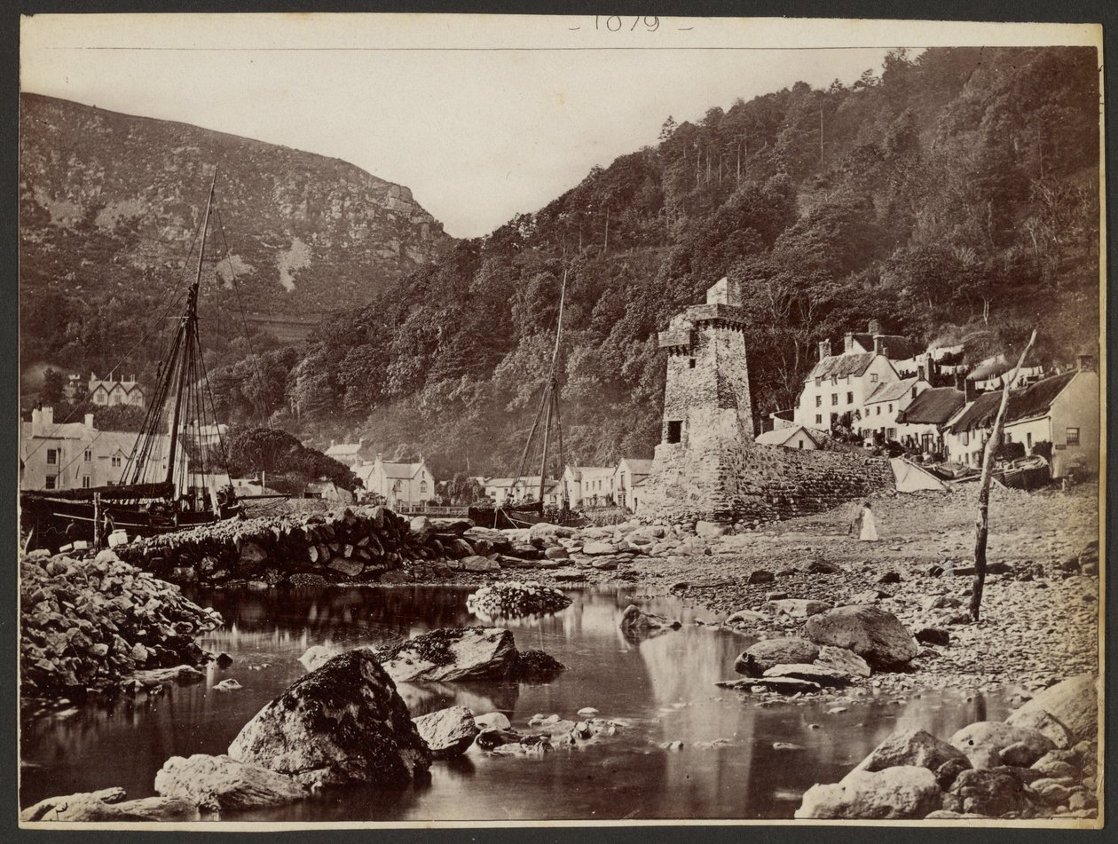 Dorf am Fluss von Francis Bedford