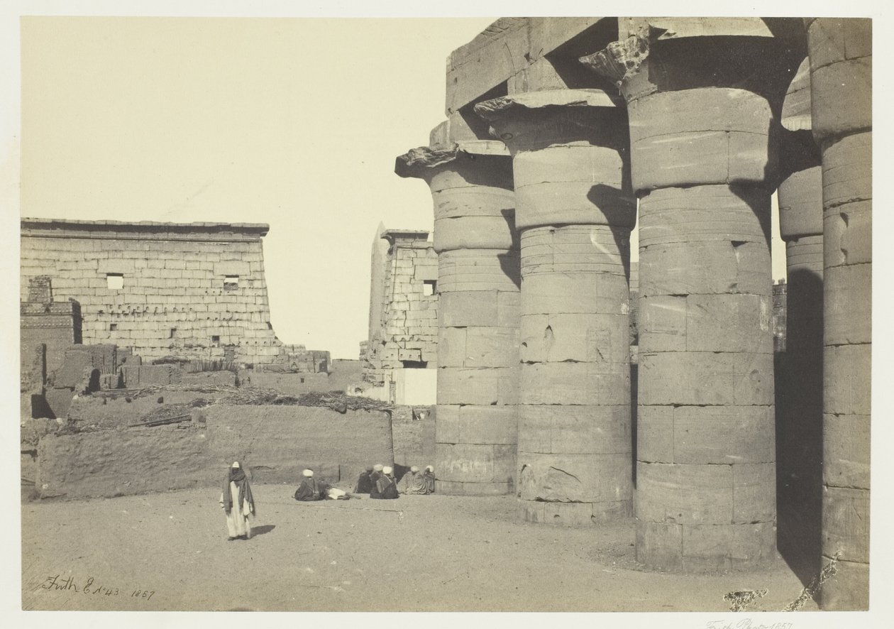Ansicht von Luxor von Francis Frith