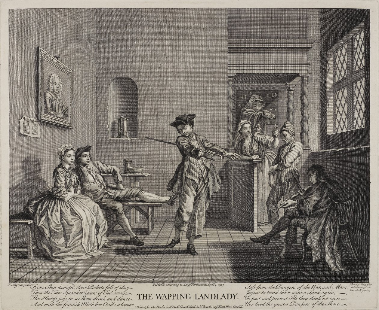 Die Wapping-Wirtin von Francis Hayman