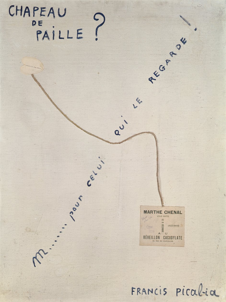 Strohhut? von Francis Picabia