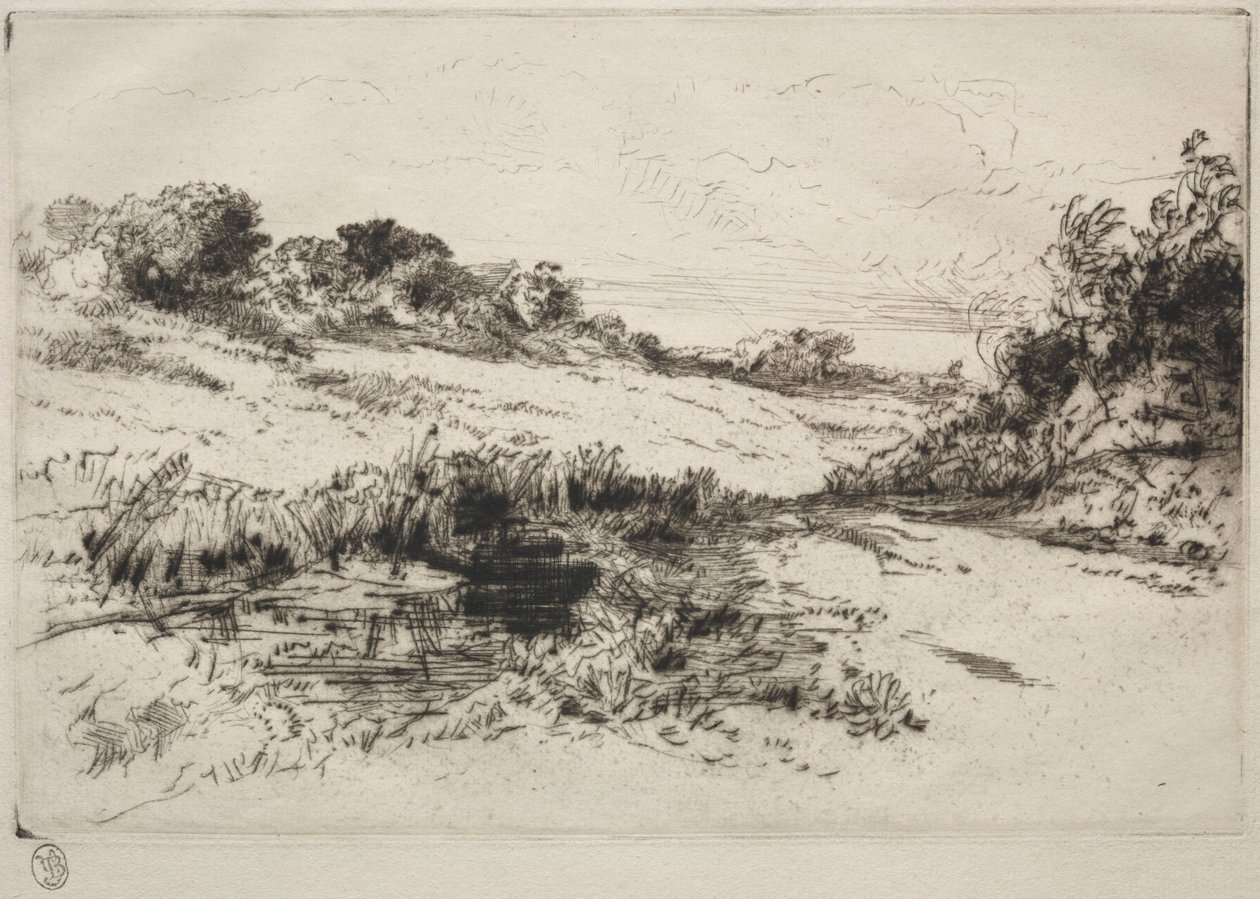 Windmühlenhügel, Nr. 1 von Francis Seymour Haden