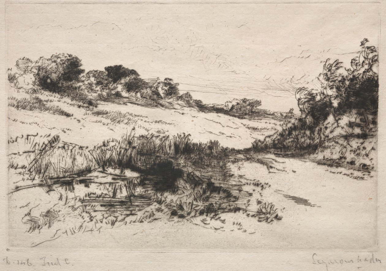 Windmühlenhügel, Nr. 1 von Francis Seymour Haden