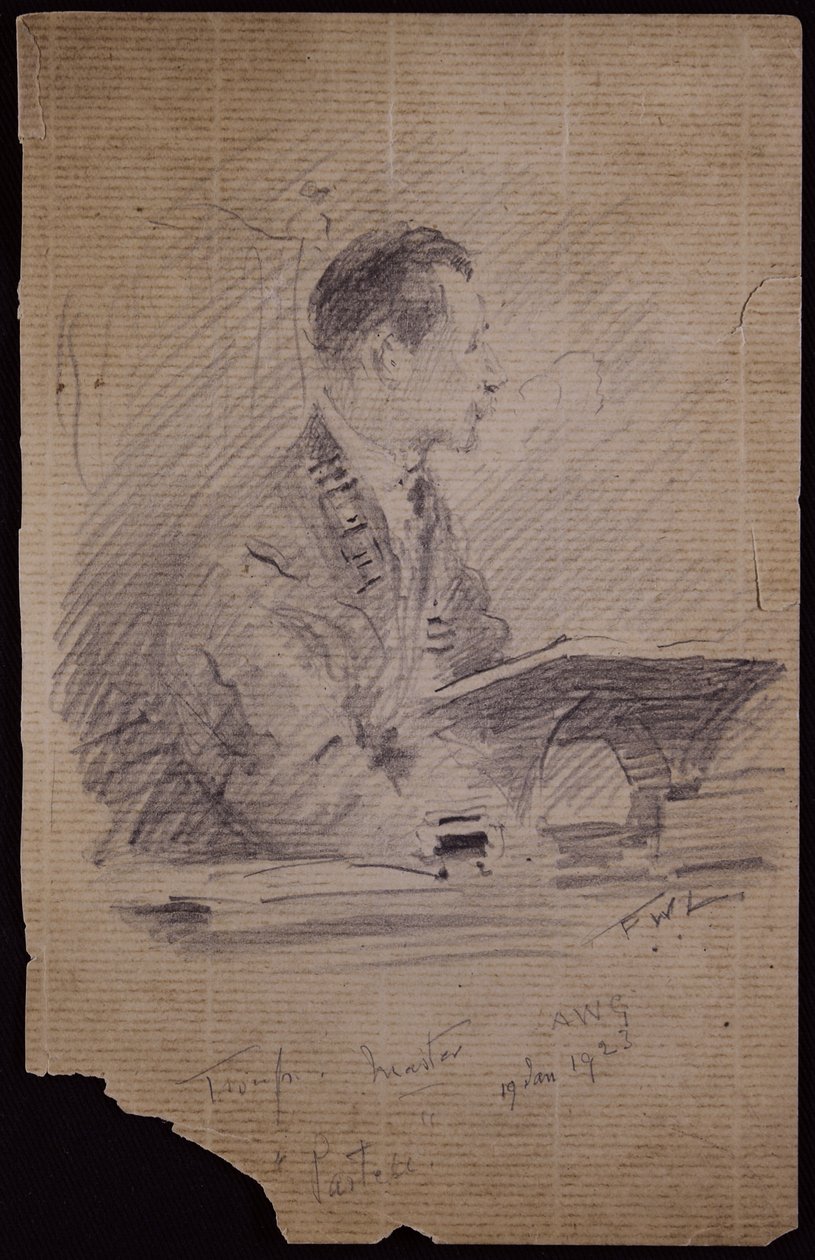 Porträt von Francis Troup von Francis Wilfred Lawson