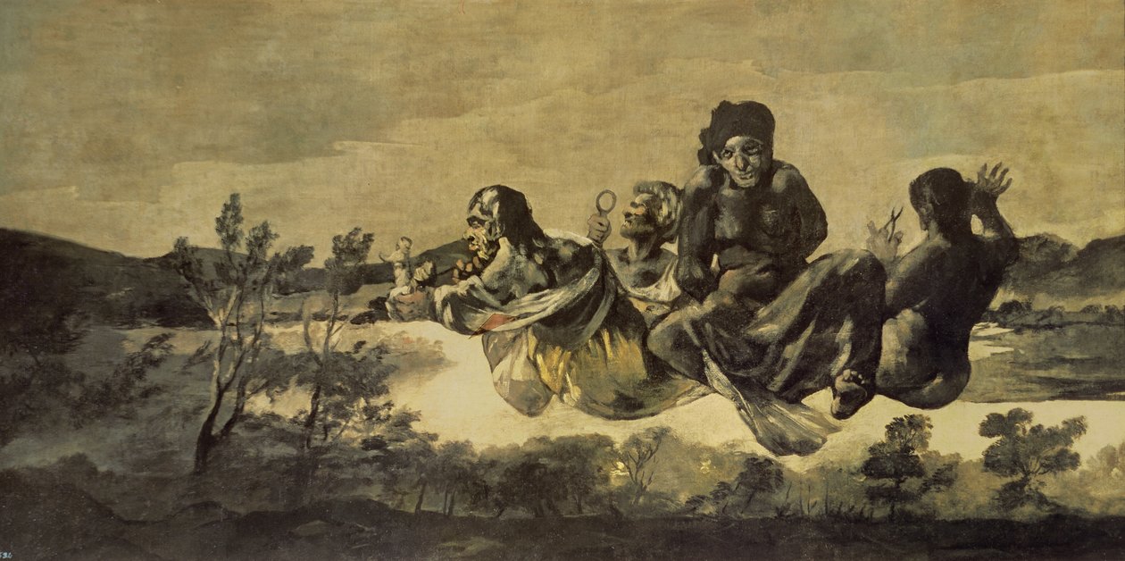 Die Schicksalsgöttinnen, 1819-23 von Francisco de Goya