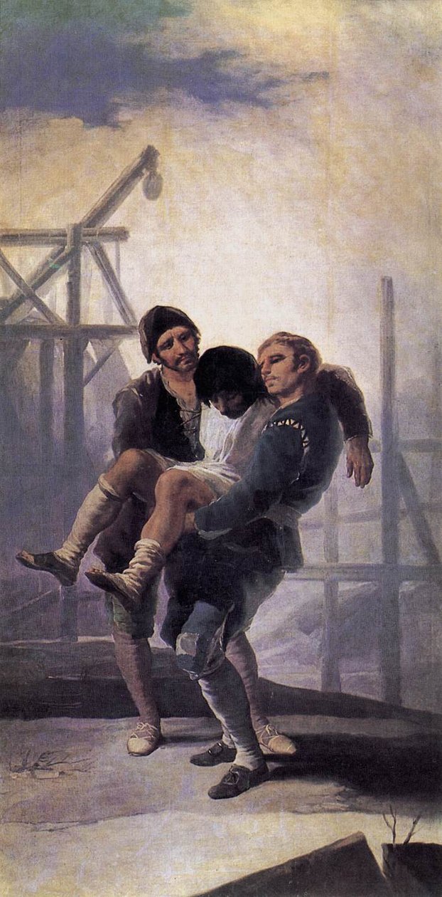 Der verletzte Maurer von Francisco de Goya