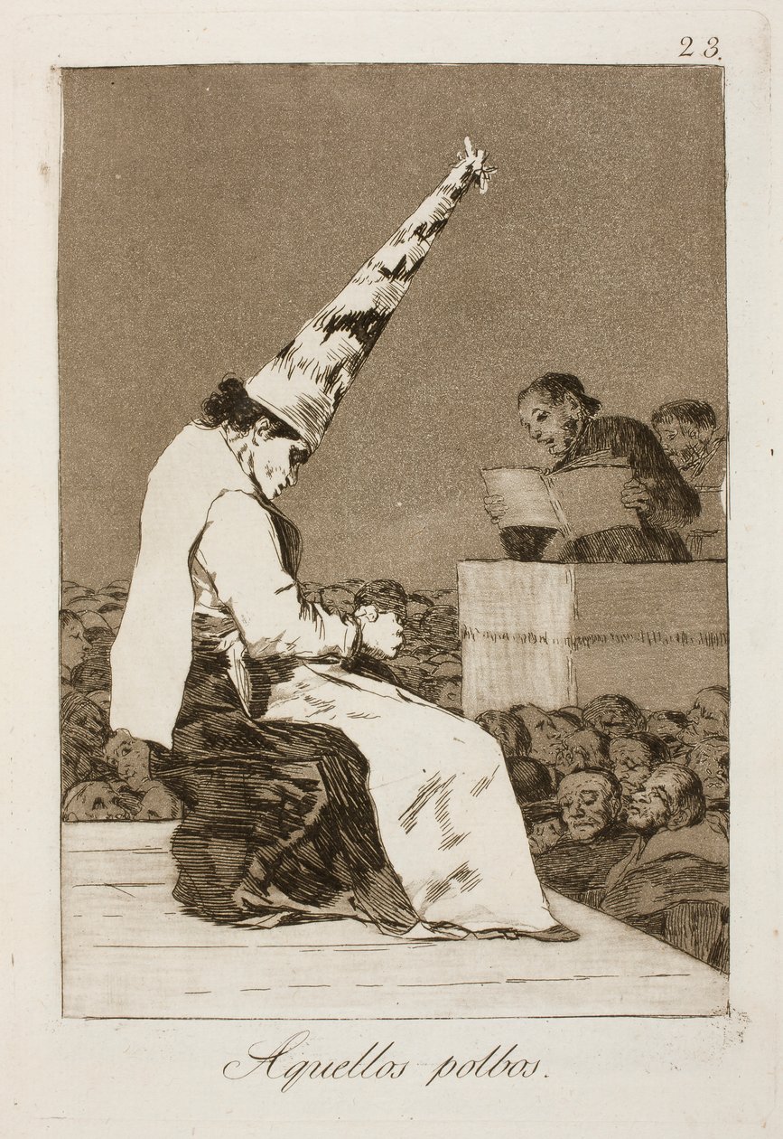Aquellos polbos von Francisco de Goya