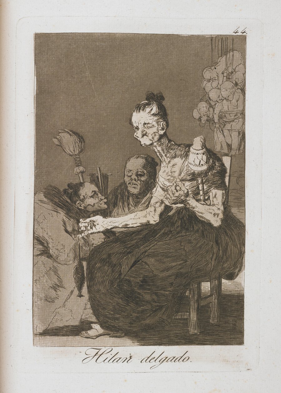 Platte aus Los Caprichos, 1797-1798 von Francisco de Goya